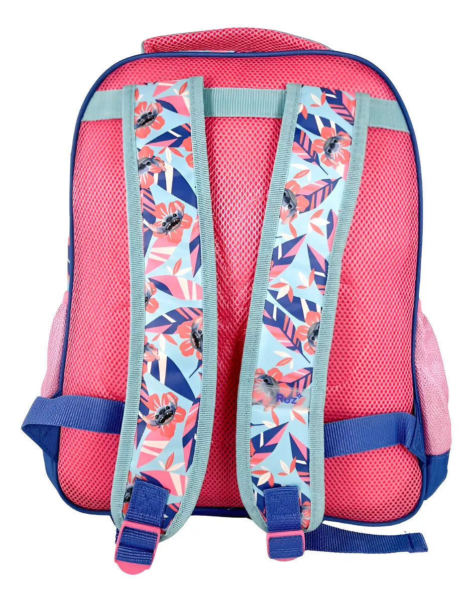 Mochila Stitch Marca Ruz Rosa Primaria