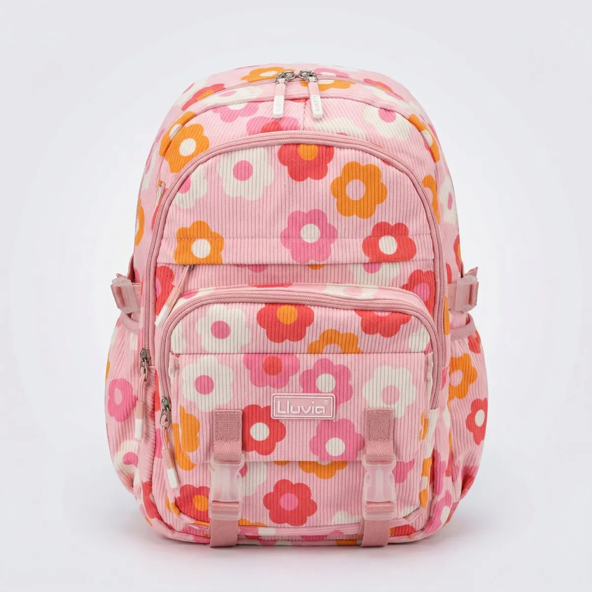 Set 3 Piezas Lluvia Diseño Floral Mochila Lonchera Lapicera