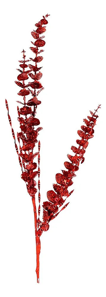 Rama Lluvia Cola de Sirena Rojo Rubí 78 cm