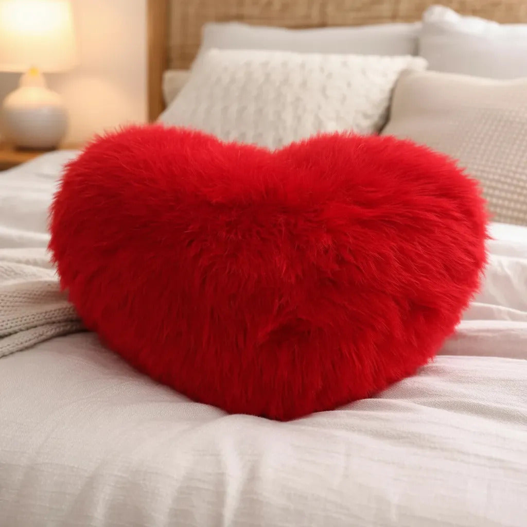 Peluche De Almohada Corazón Esponjoso 32x18x42 Candy Toys