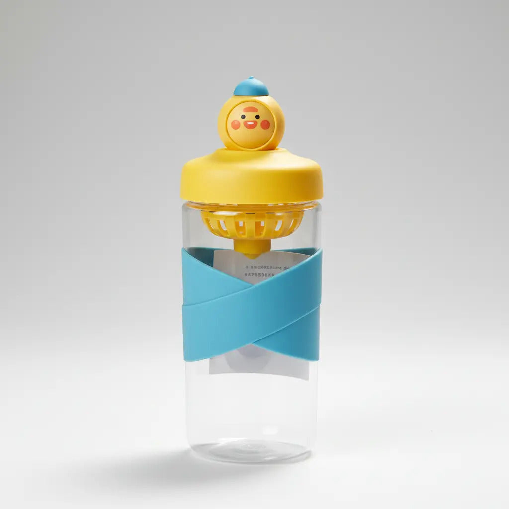 Botella Niños 500ml Acrílica Con Filtro Para Té Y Jugos