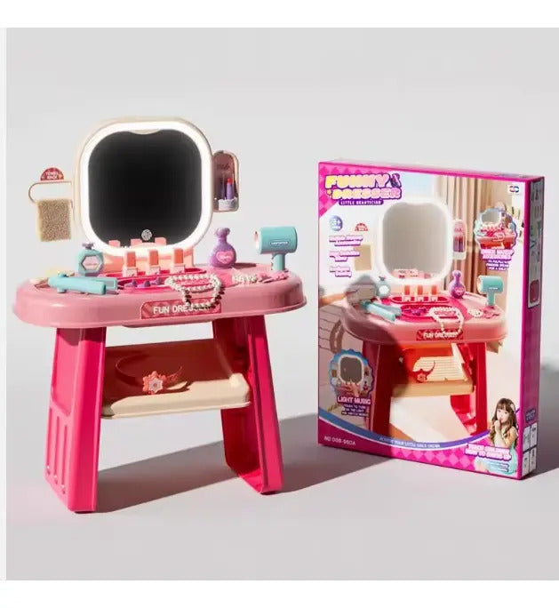 Tocador Infantil Funny Dresser Con Luz, Sonido 20 Piezas