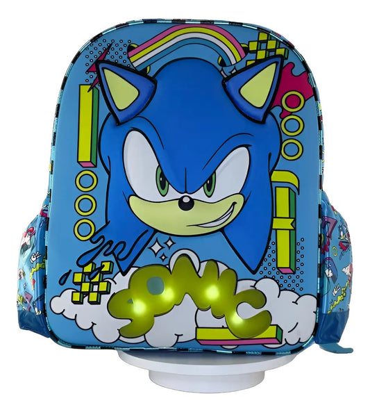 Kit Escolar Ruz Sonic 3d Con Luz