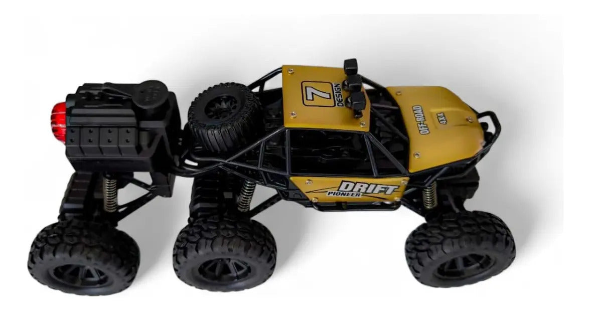 Vehículo Rc 6x6 Candy Toys Con Efecto Vapor 1:18