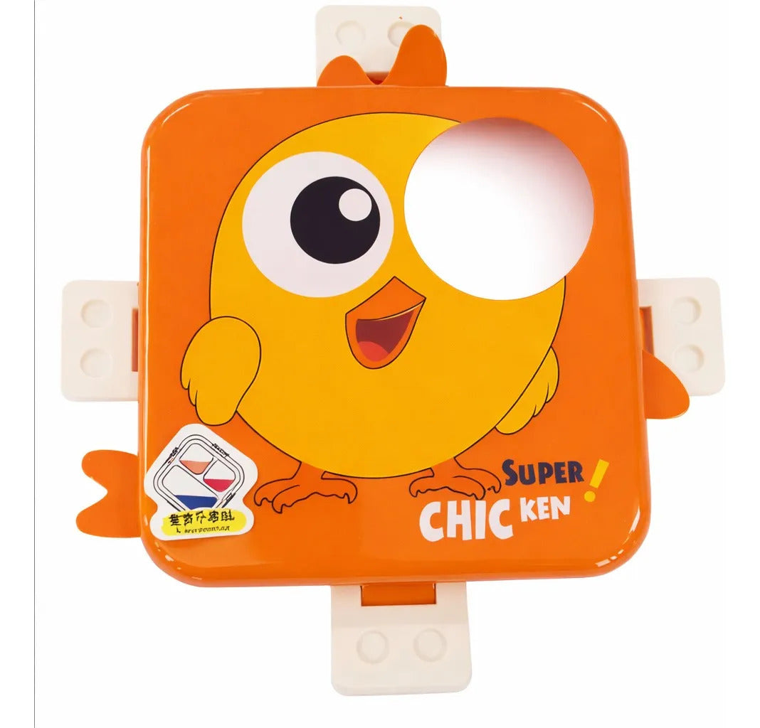 Tupper Lunch Box Infantil Buho Con 3 Secciones 850 Ml