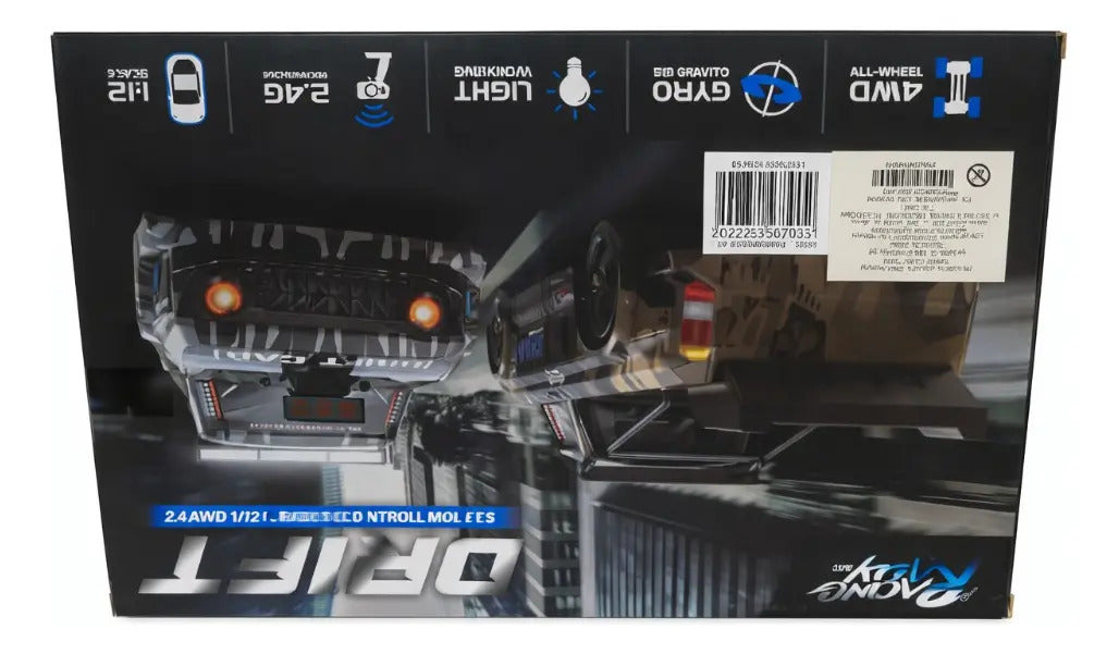Auto Rc Drift Candy Toys 4wd 2.4 Ghz Batería Recargable