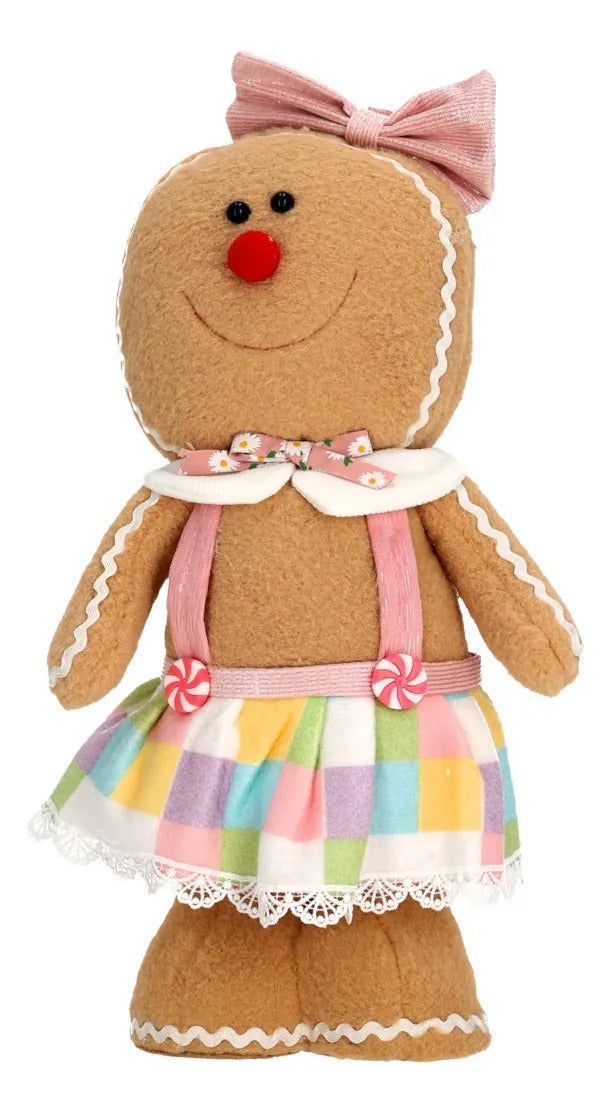 Figura Lluvia Galleta de Jengibre con Moño 48 cm