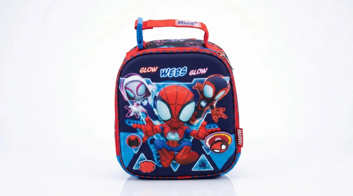 Lonchera Escolar Marvel Spidey Miles Morales Y Ghost Spider