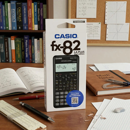 Casio Fx-82la Plus Calculadora Científica 252 Funciones
