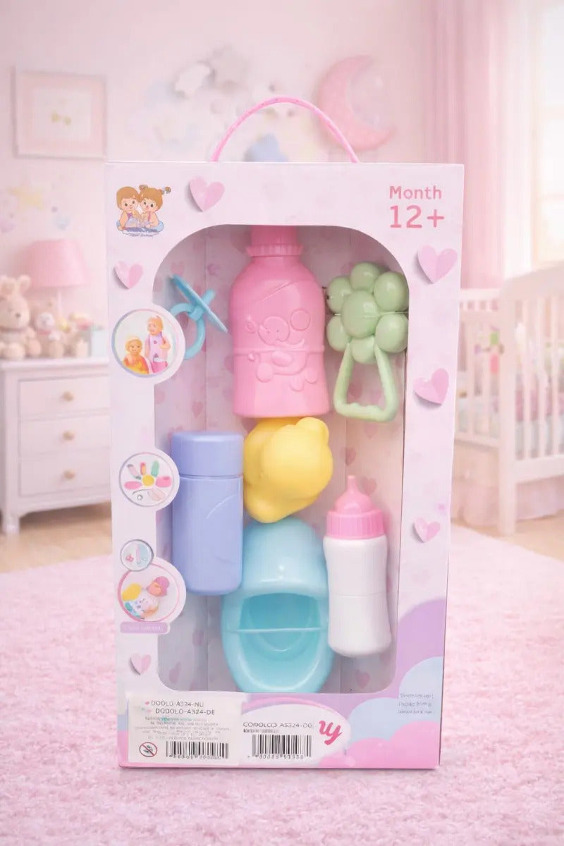 Set De Muñeca Candy Toys 14 Accesorios Con Luz Y Sonido