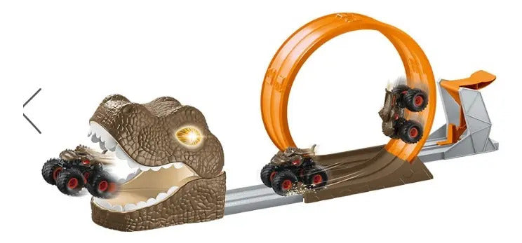 Pista Dinosaurio T Rex De 12 Piezas De Fricción Candy Toys
