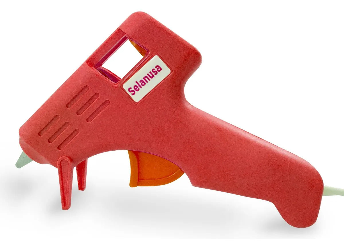 Pistola De Silicón Grande Selanusa Ideal Para Manualidades
