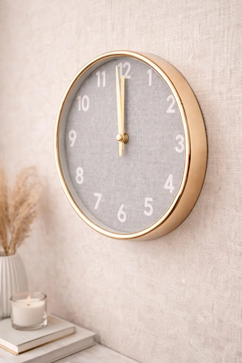 Reloj De Pared 29x4x29 Cm Diseño Elegante Para Hogar Oficina