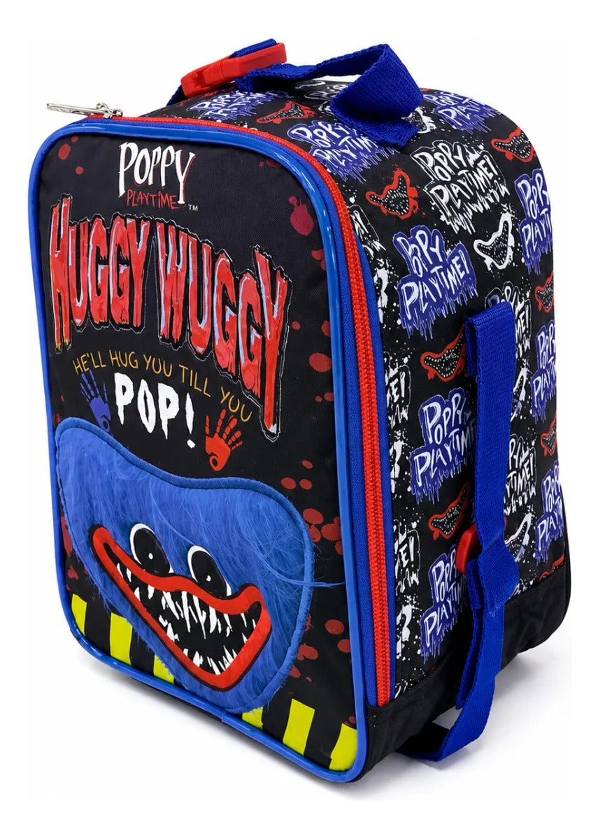 Lonchera Escolar Ruz Huggy Wuggy Poppy Playtime Color Azul