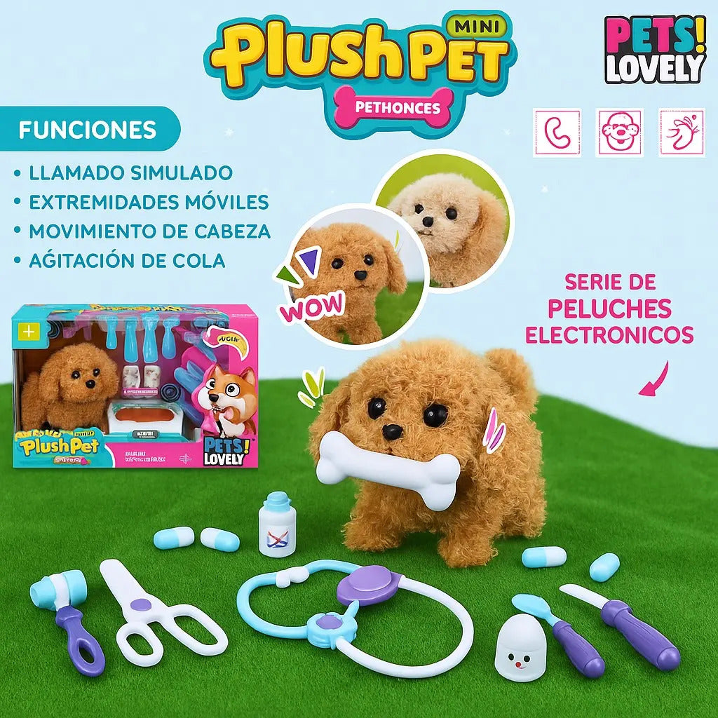 Mascota Interactivo Con Accesorios Médicos Candy Toys