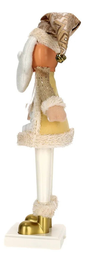 Santa Claus Lluvia Champagne con Nieve Mágica 56 cm