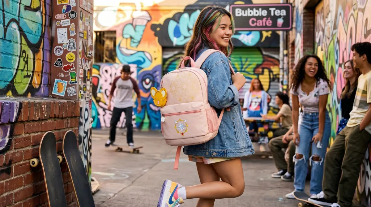 Mochila American Bags Cardcaptor Sakura Con Monedero