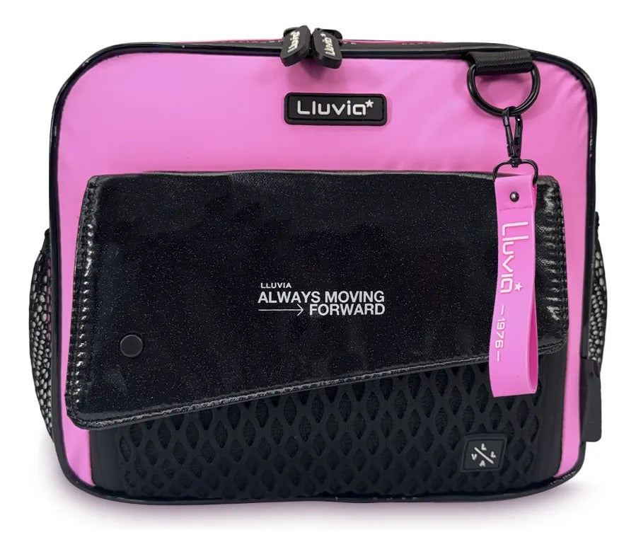 Set Escolar Lluvia Rosa de 3 Piezas con Monedero