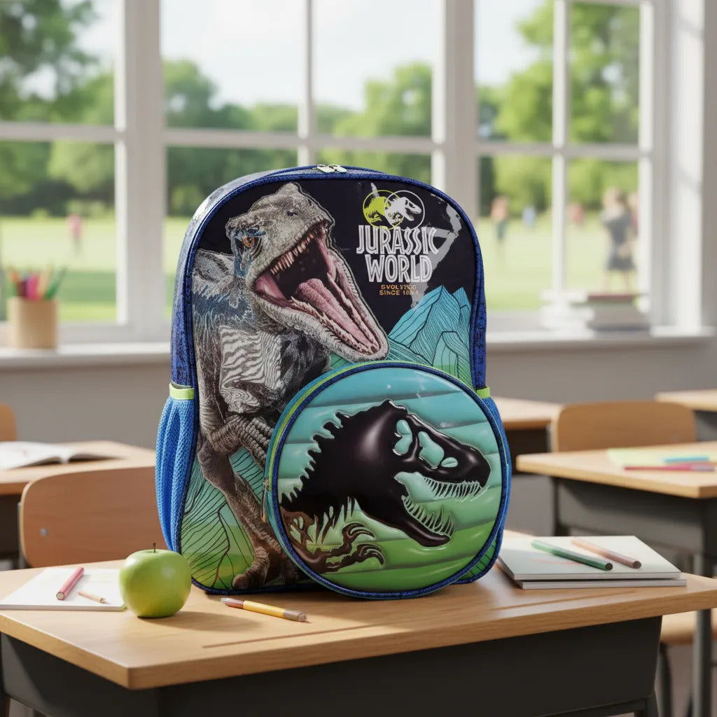 Mochila Primaria Marca Ruz  Jurassic World