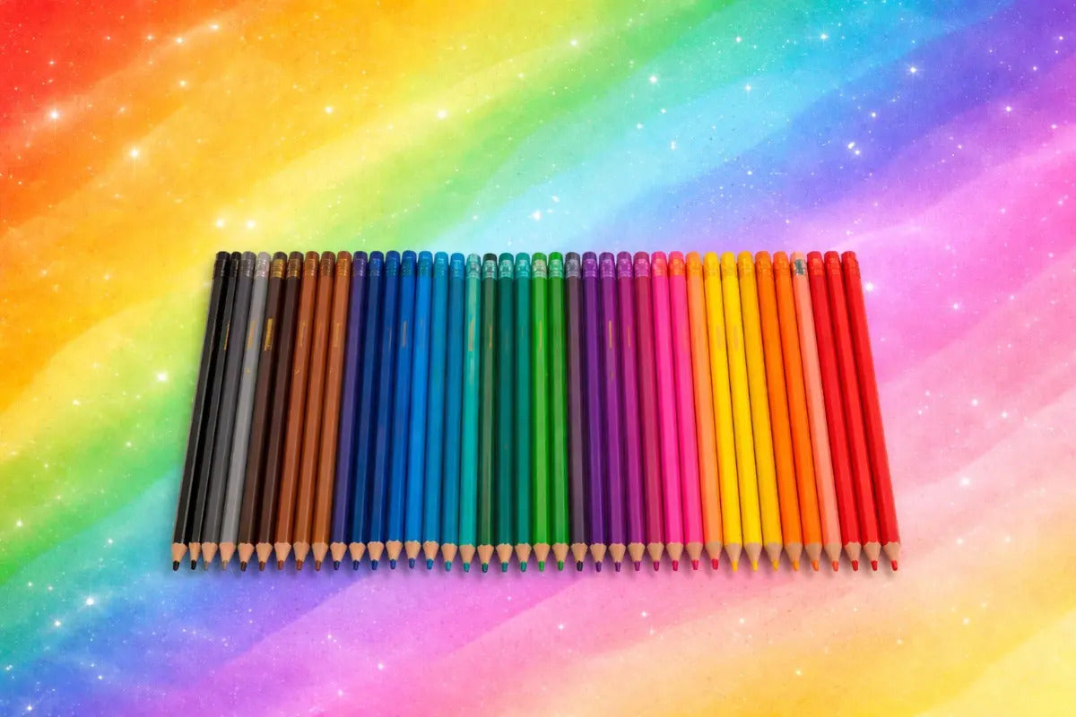 Colores Surimax 36 Piezas  Estuche Cilíndrico Protector