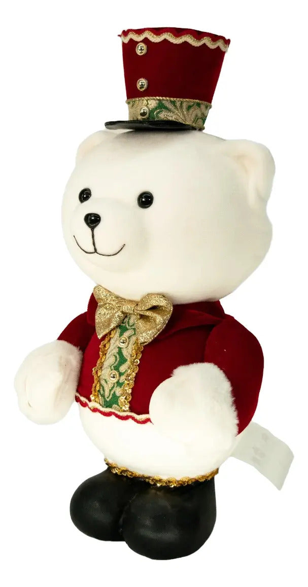 Muñeco Oso Decorativo Navideño Grande Marca Lluvia 48x20x22