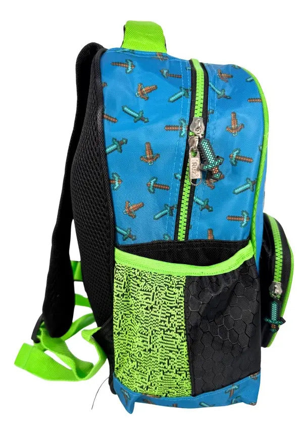Mochila Kinder Marca Ruz Minecraft Survival Mode