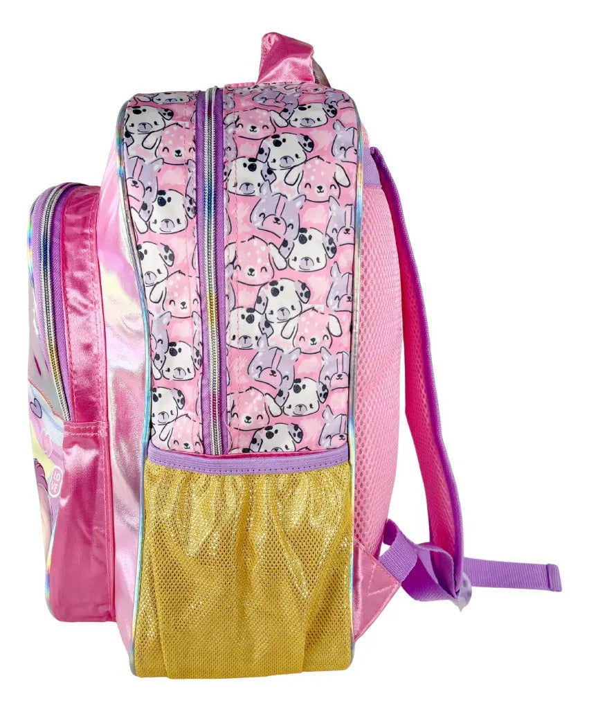 Paquete Mochila 3 Piezas Marca Lluvia Perrito  Primaria