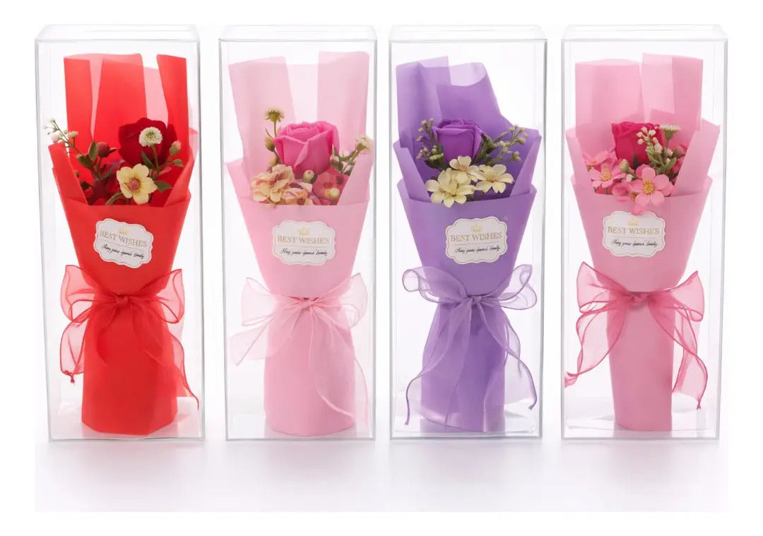 Detalle Romantico Con Flores Infinitas Para Regalo Surimax