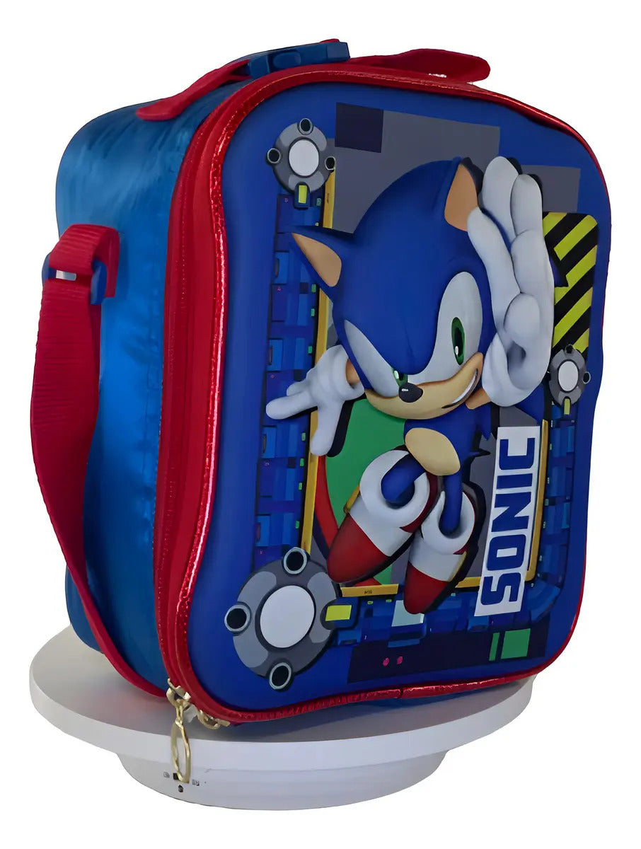 Kit Mochila Primaria Sonic Ruz Azul