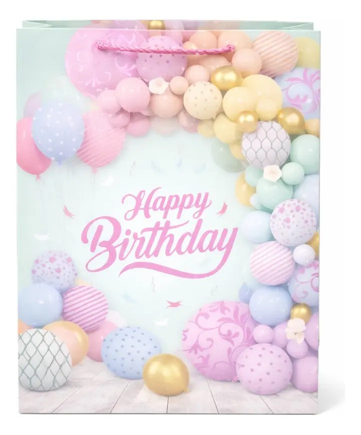 Bolsas De Regalo Una Docena Globos Con Letras Metálicas