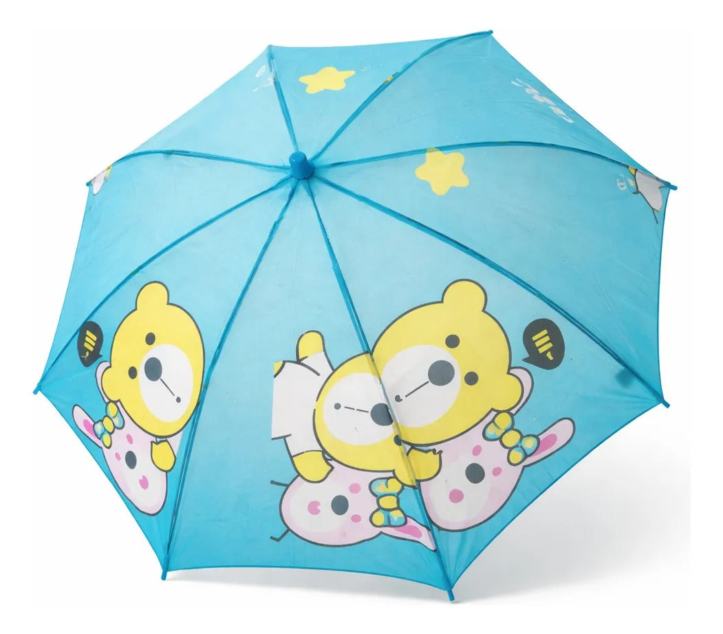 Paraguas Infantil 55 Cm 8 Varillas 7 Personajes Diferentes