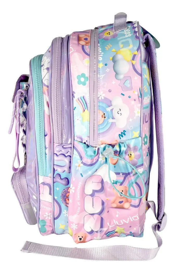 Mochila Marca Lluvia Happy Primaria