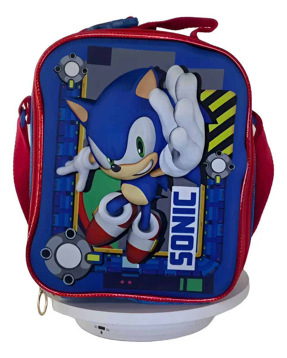 Kit Mochila Primaria Sonic Ruz Azul