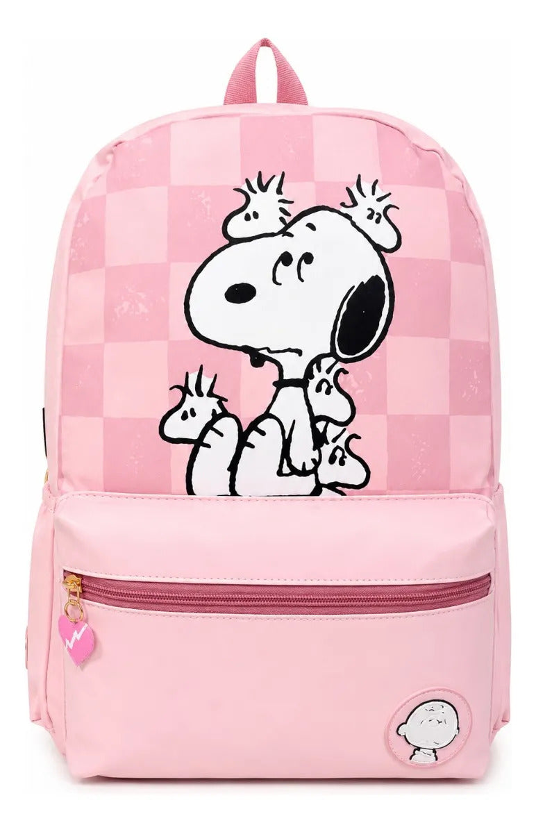 Mochila Escolar Yadatex Snoopy Con Cangurera Desmontable