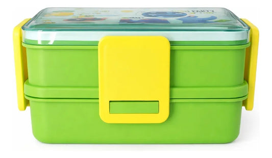 Tupper Lunch Box Lluvia 500 Ml Con Contenedor Para Yogurt
