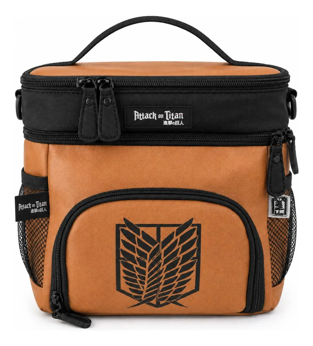 Set Escolar Attack On Titan Mochila Lonchera Y Lapicera