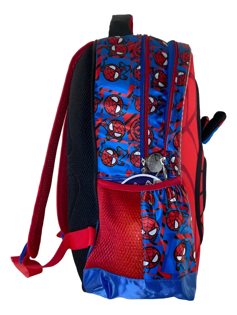 Kit De Mochilas Ruz Primaria Spiderman Rojo