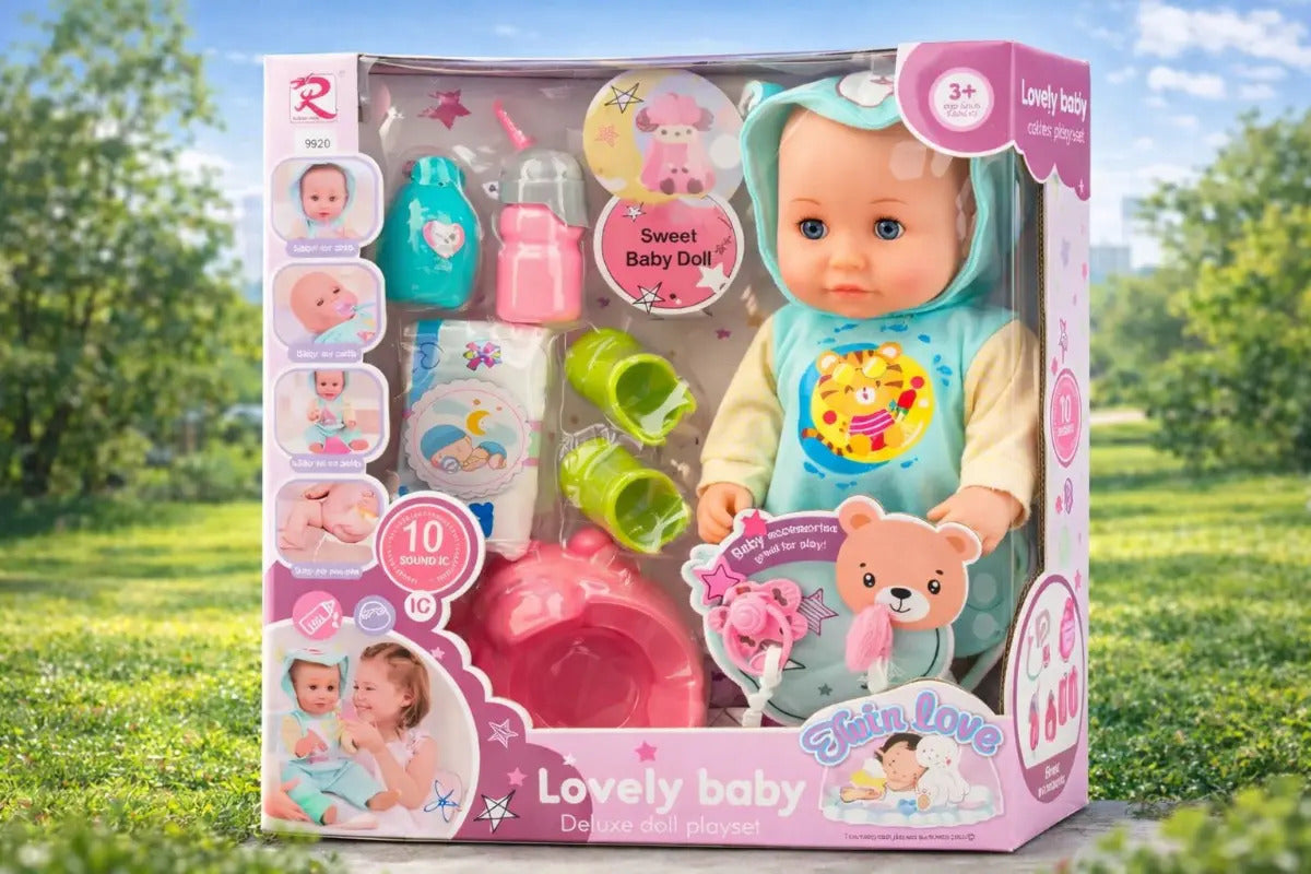 Muñeca Candy Toys Interactiva Con 6 Accesorios Incluidos