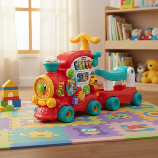 Juguete Tren Montable  Didáctico 4 En 1 Candy Toys