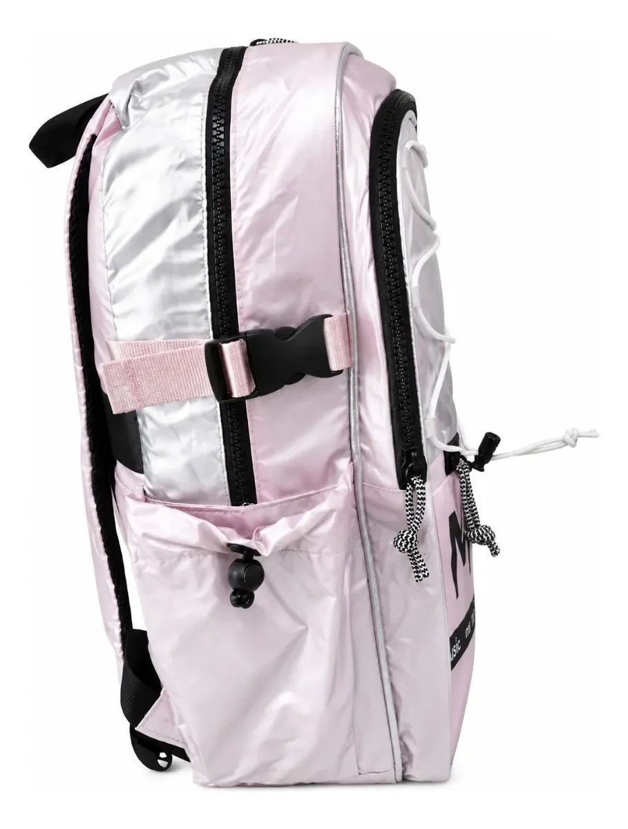 Mochila Lluvia Juvenil Rosa Tornasol Frontal Ajustable