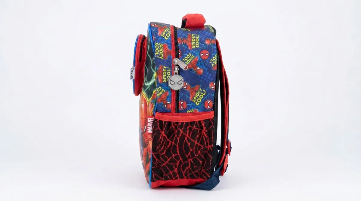 Mochila Escolar Ruz Spider-man 3d Con Llavero De Regalo