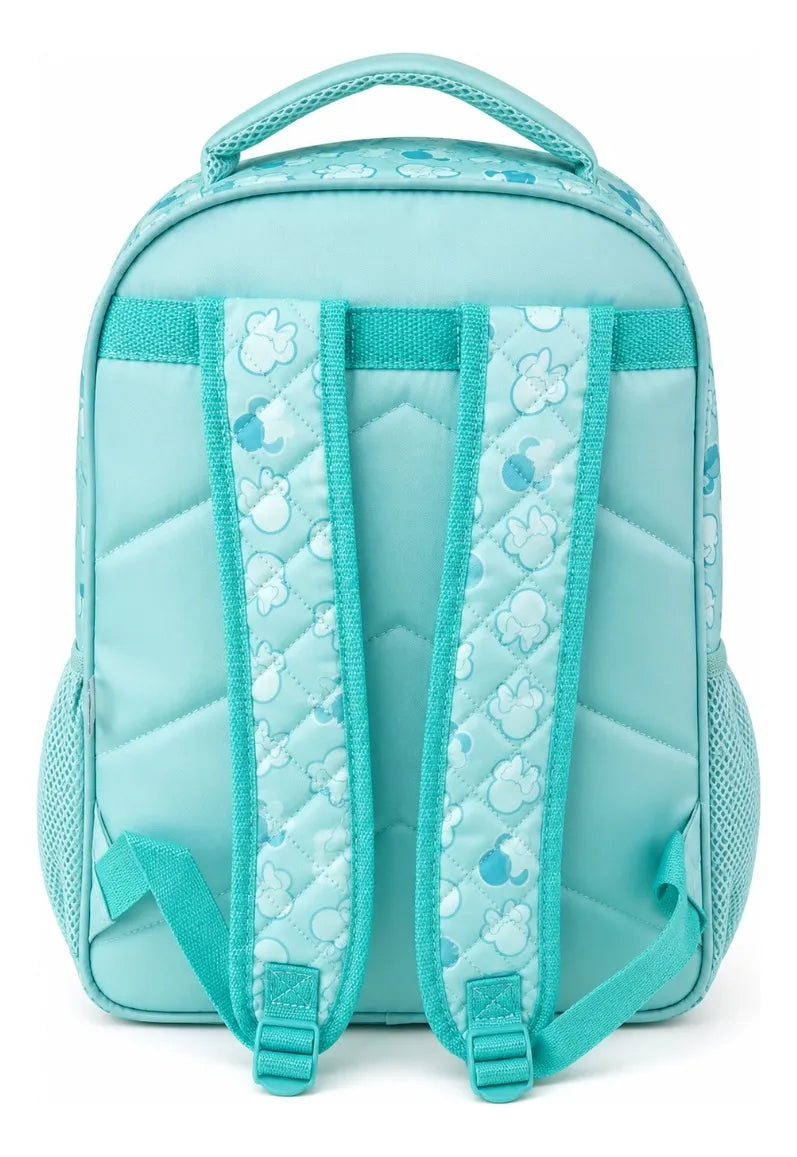 Mochila Primaria Ruz Minnie Mouse Color Azul Turquesa