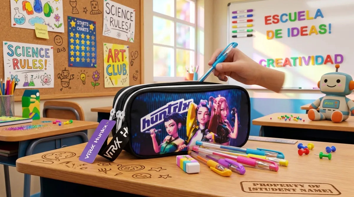 Lapicera Escolar Marca Ruz Huntr/x Tres Compartimientos
