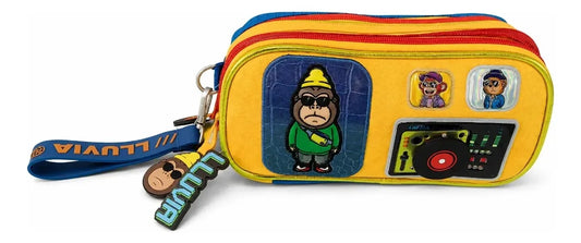 Lapicera Lluvia Dj Monkey Con Spinner Disco Musical