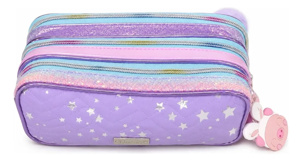 Lapicera Infantil  Lluvia Cerdito Con Gorro De Conejo