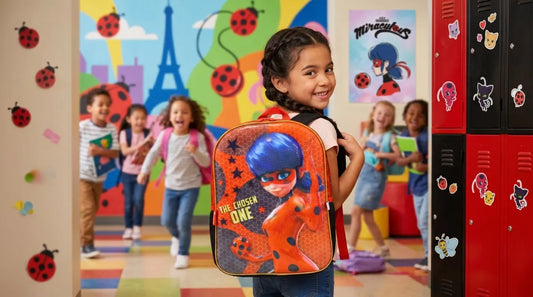 Mochila Urbania Ladybug Primaria Con Lentejuela Brillante