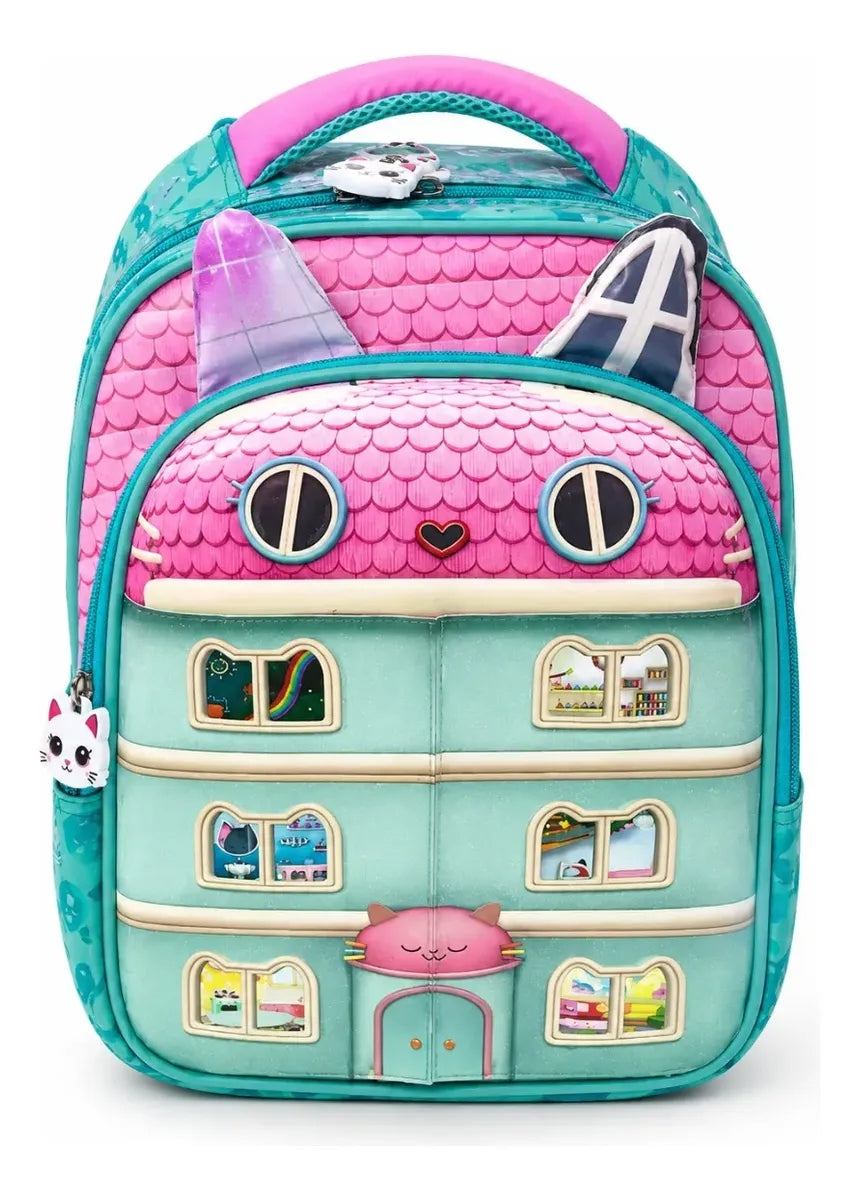 Mochila Escolar Ruz Gabby's Dollhouse Con Puertas Magnéticas