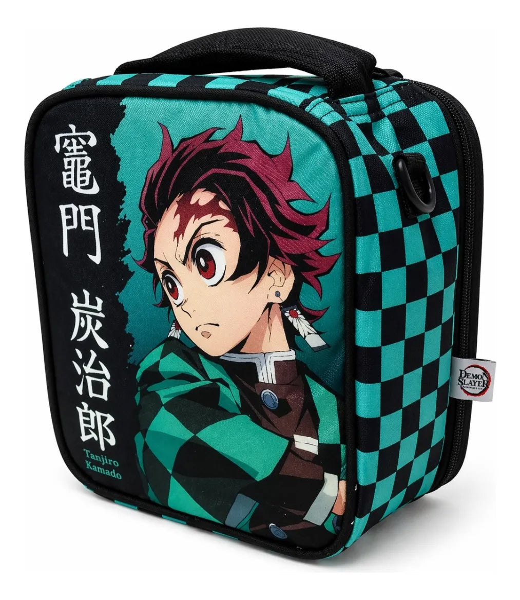 Lonchera Escolar Tanjiro Kamado Kimetsu No Yaiba Verde