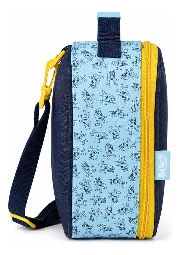 Lonchera Mochila Térmica Fotorama Bluey Afelpada 3d Azul