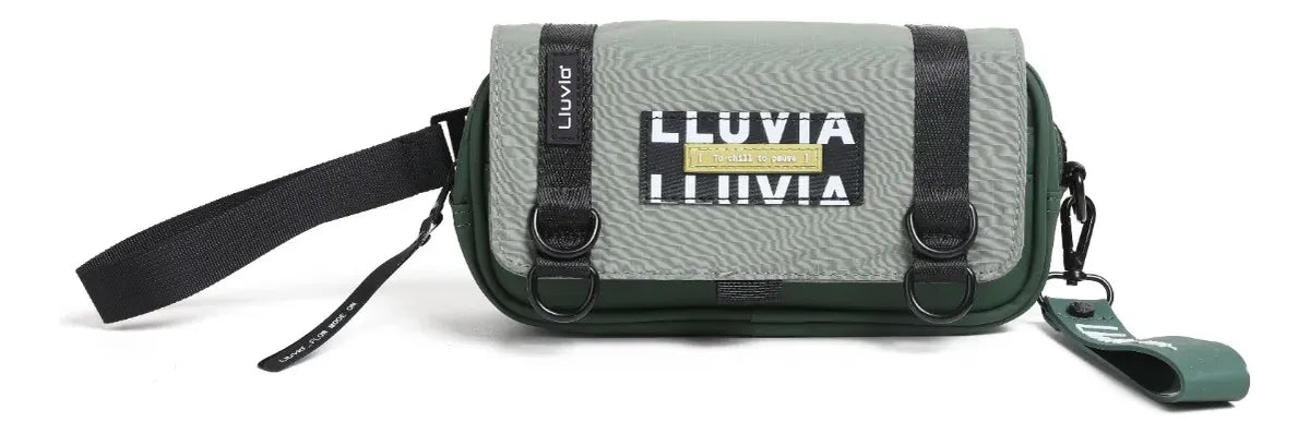 Set Mochila Lluvia Verde Olivo Con Lonchera Y Lapicera